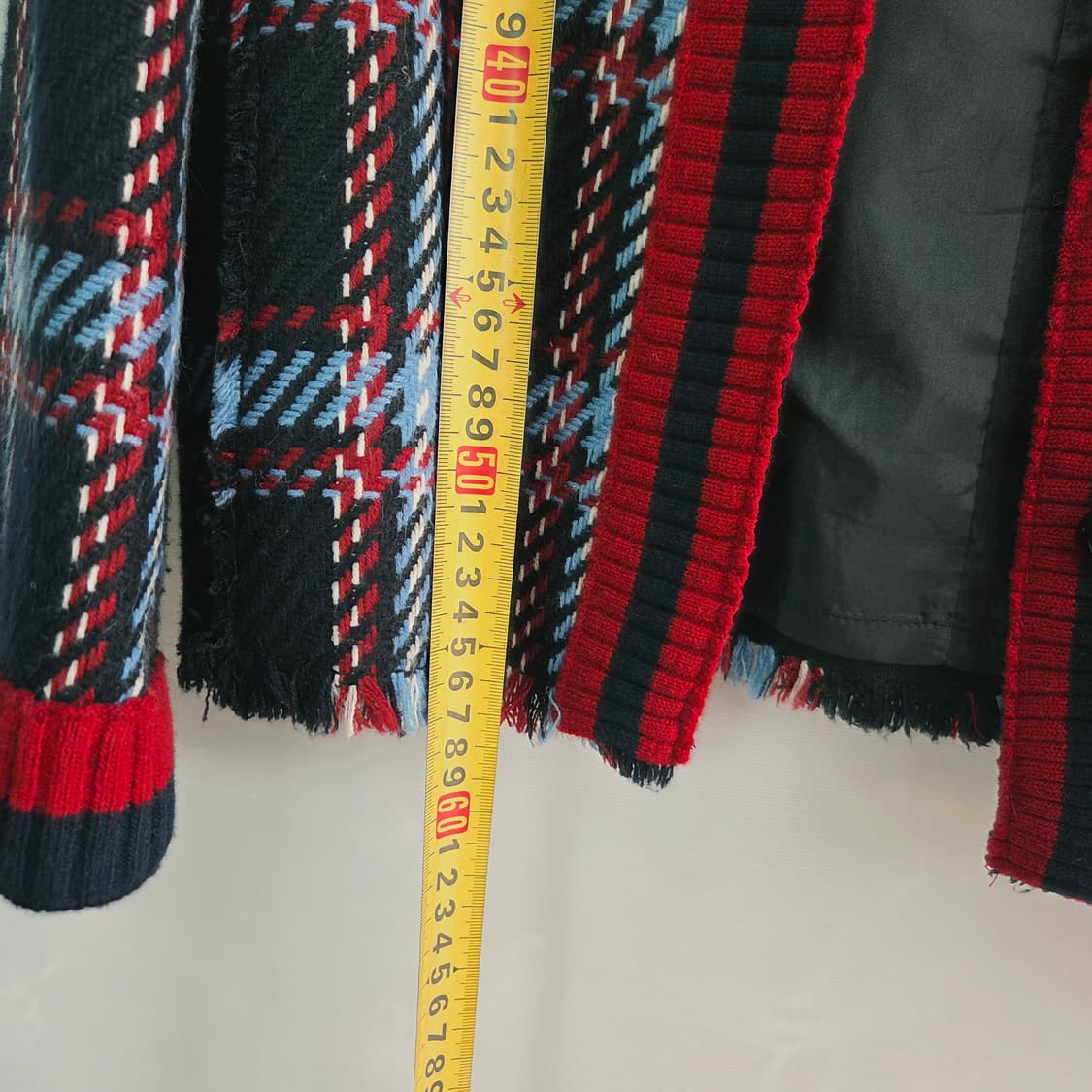 [VOICE OF VOICES] 보브 오픈자켓 체크 트위드 리본 자켓 상품이미지10