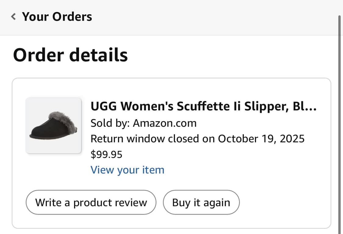 어그 스커페트2 블랙 280 상품이미지6