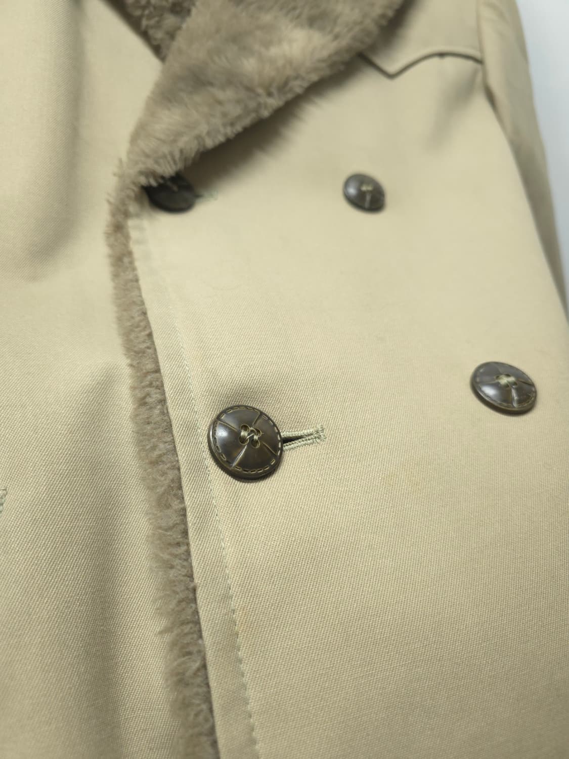 런던포그 70's 남성 빈티지 퍼 더블 코트(절대못구함) 상품이미지10