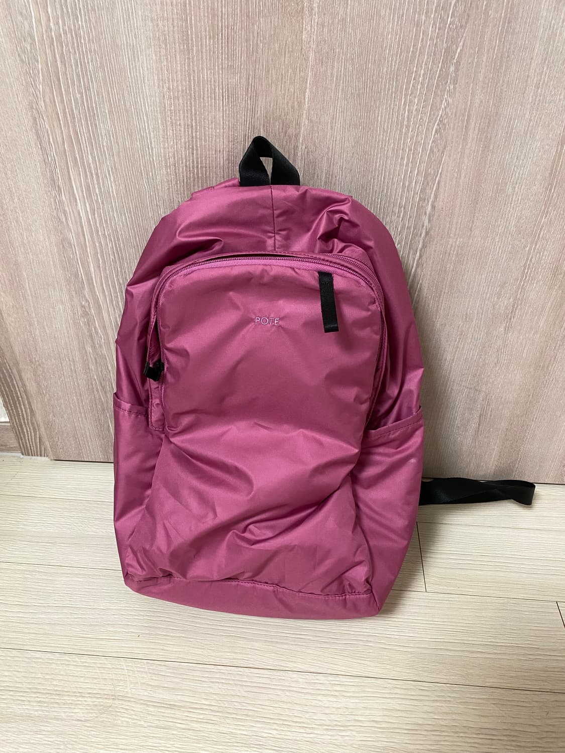 포테 0002 하이드슬롯 클래식 백팩_마젠타 상품이미지2