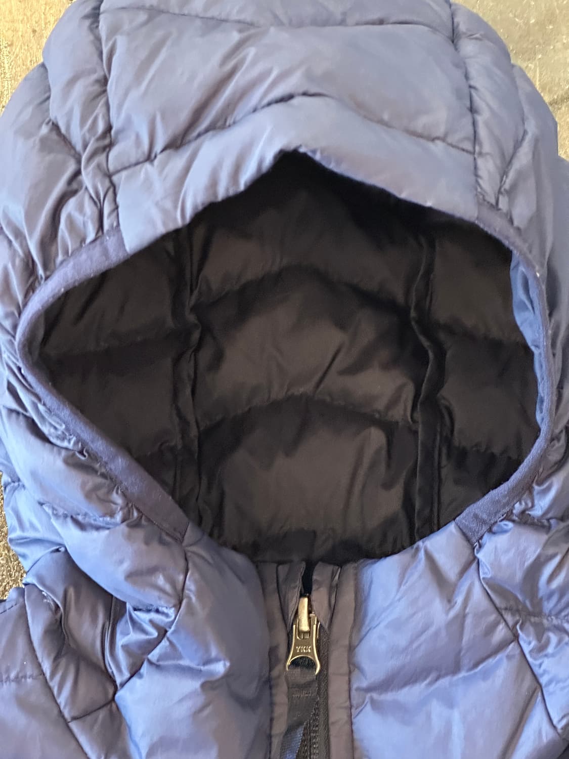 노스페이스 후드 경량패딩 네이비 S 상품이미지4