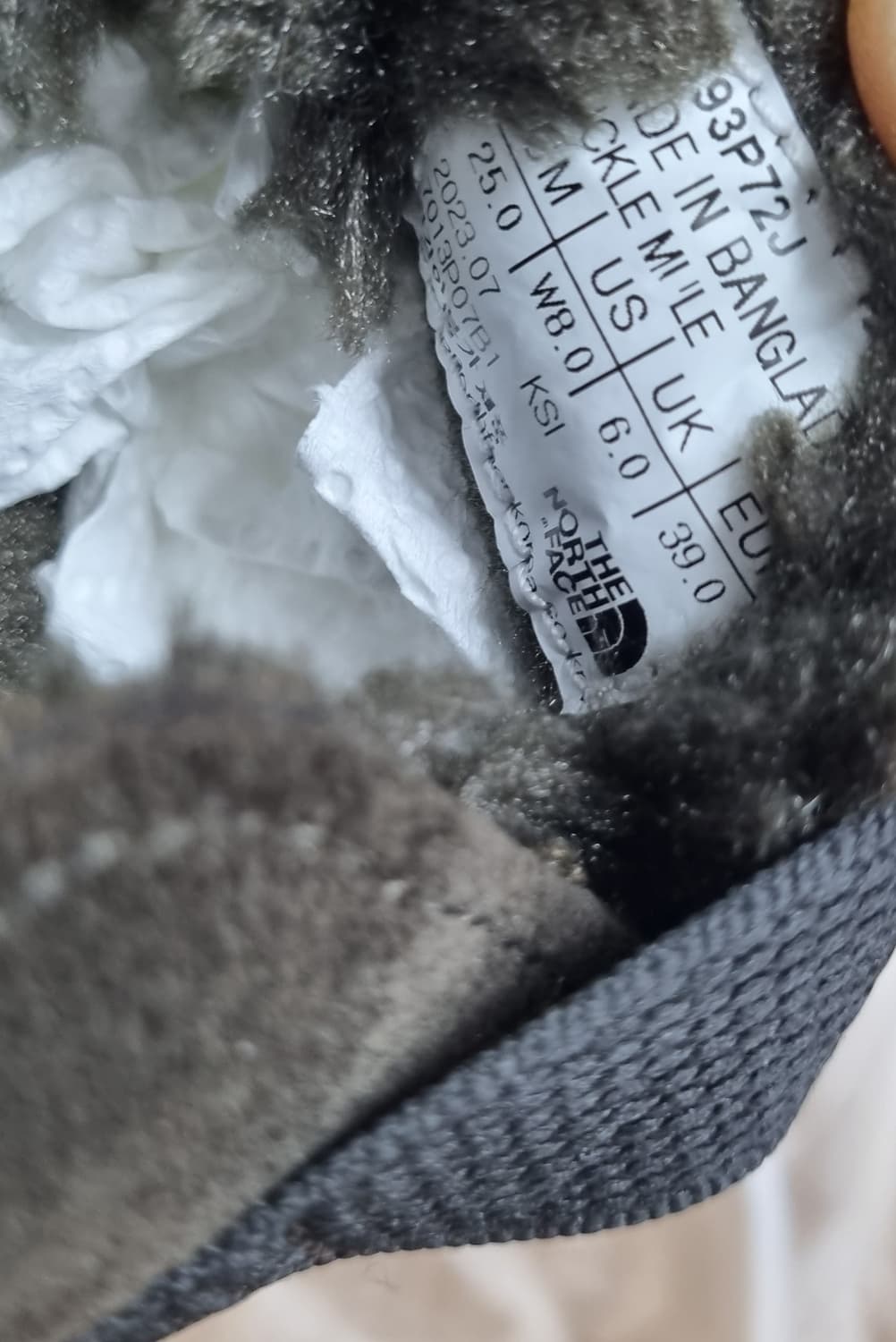 노스페이스 버클 뮬 다크 브라운250 상품이미지3
