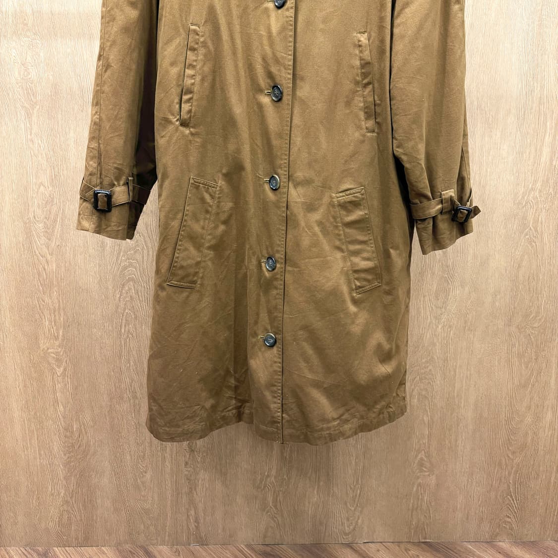 도나카란 뉴욕 블레이저 코트 싱글 브레스티드 노치드 라펠 디테일 브라운 상품이미지5