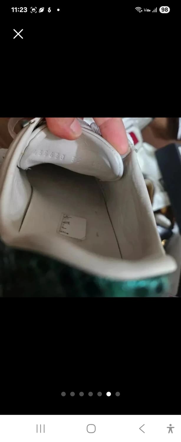 (정품)구찌 에이스 하트 스니커즈 36 상품이미지5