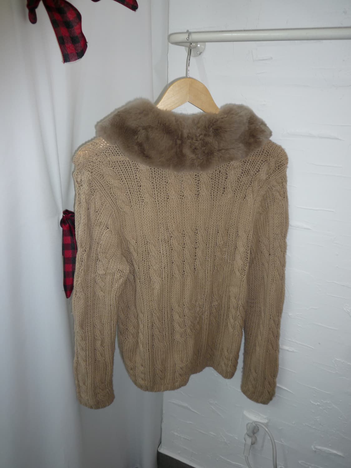 honey camel cozy cardigan 상품이미지5