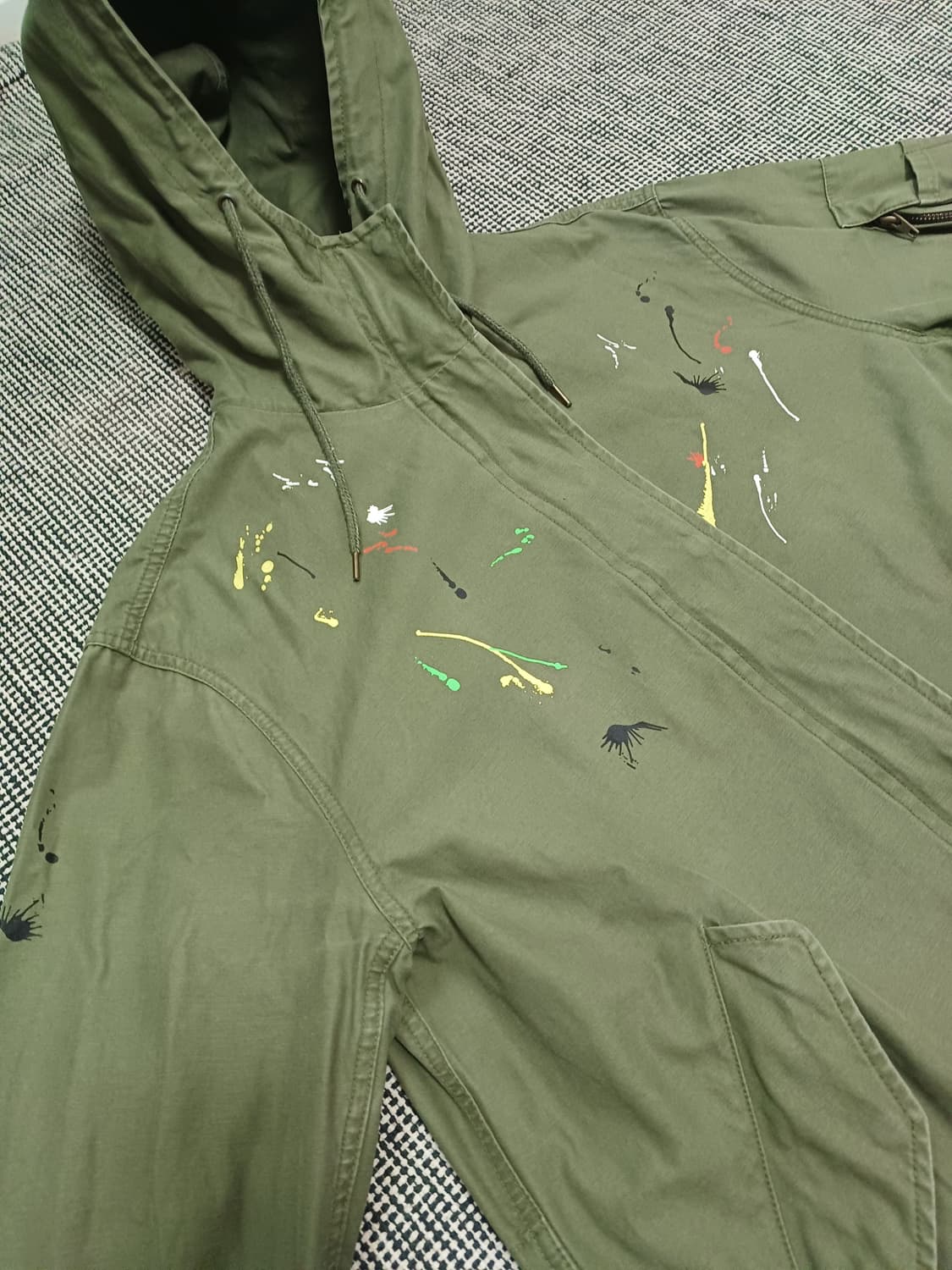 LAP(랩) 그래피티 야상 점퍼  상품이미지3