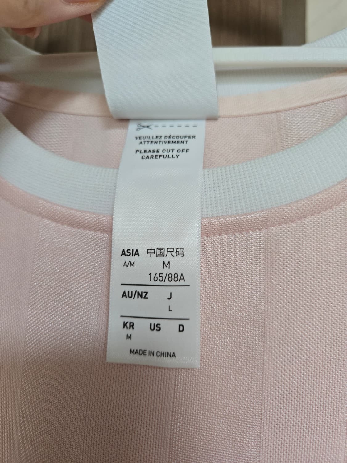아디다스 반팔티 숏슬리브저지 핑크 상품이미지3