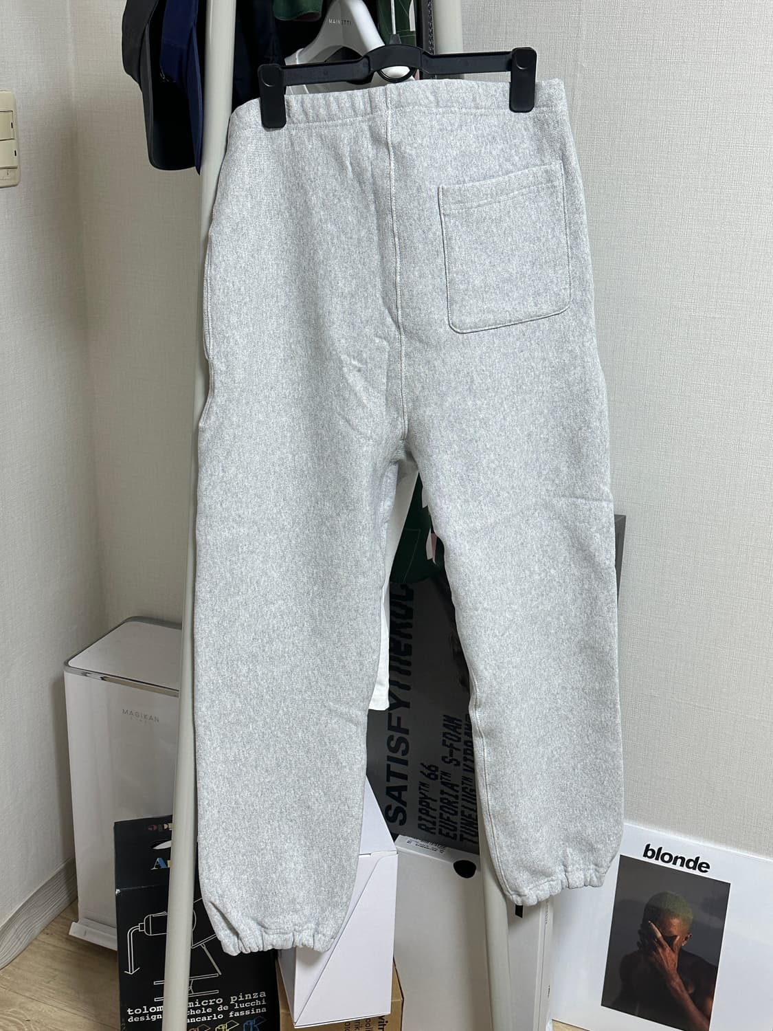 챔피온 재팬 블루택 리버스위브 스웻 셋업 (맨투맨, 바지) 상품이미지6