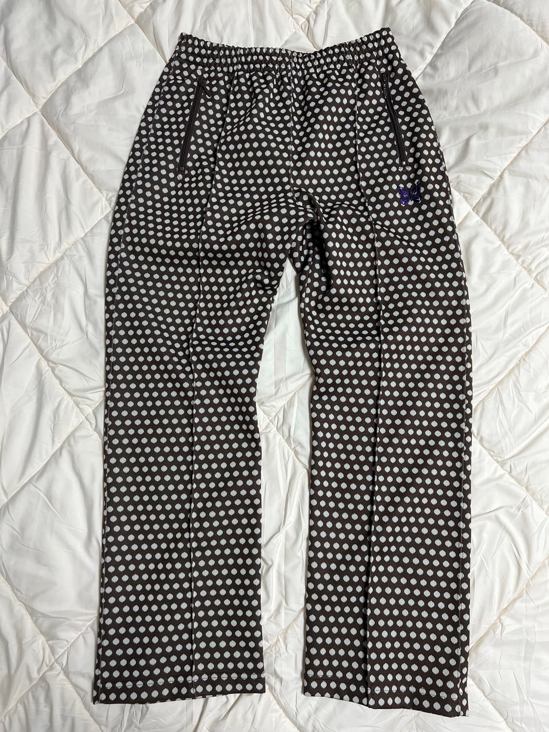 니들스 트랙팬츠 폴카도트 브라운 M 상품이미지1