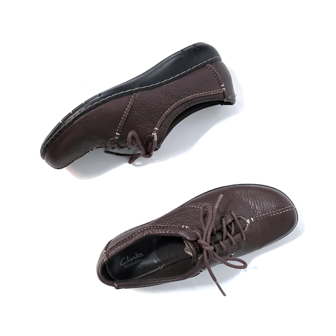 [US7.5] 클락스 비얼즈 레이스업 버건디 상품이미지4