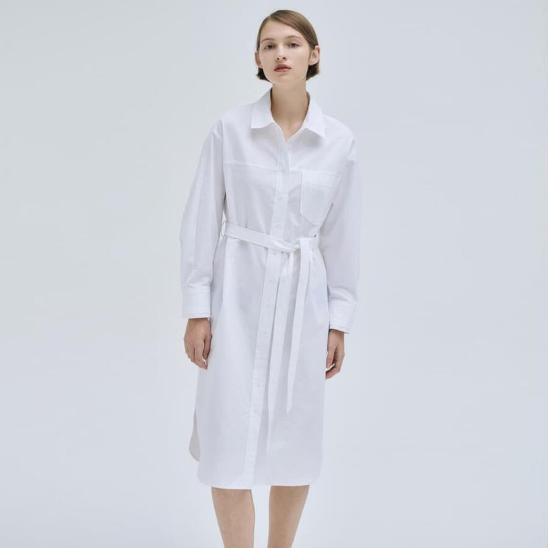 닐바이피(NILBY P) 베이직 셔츠원피스 프리사이즈 상품이미지1