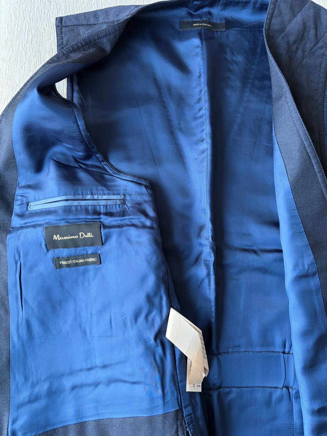 Massimo Dutti 남성 퀼팅 조끼 M 네이비 상품이미지3