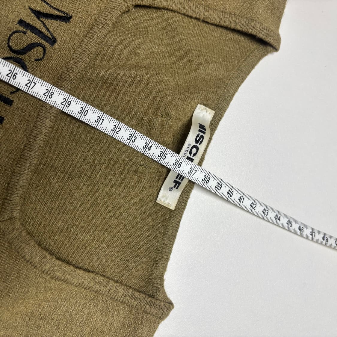 미스치프 스퀘어넥 니트 상품이미지8