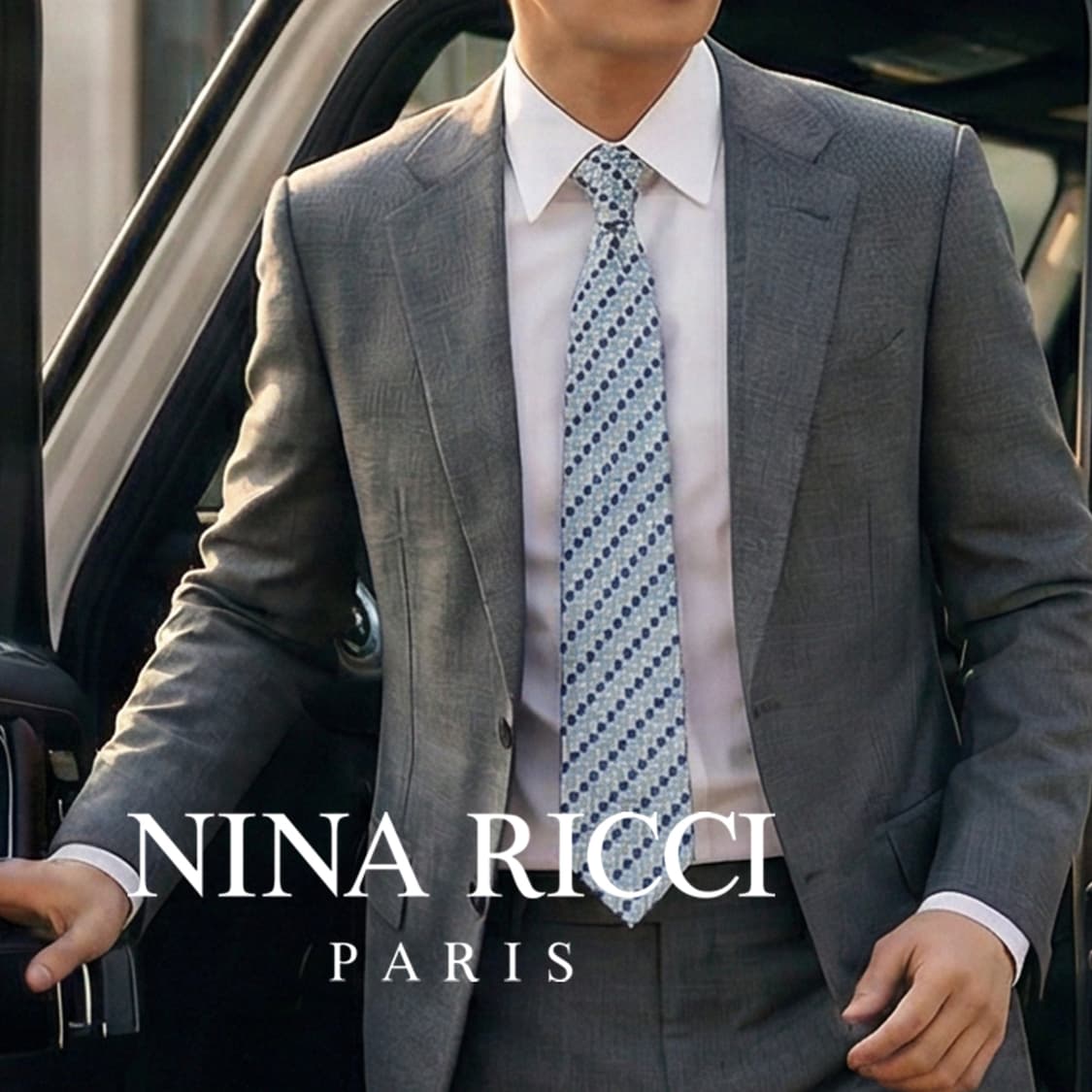 니나리치 실크 체크 자카드 넥타이 8cm A+등급 K1954
 상품이미지1