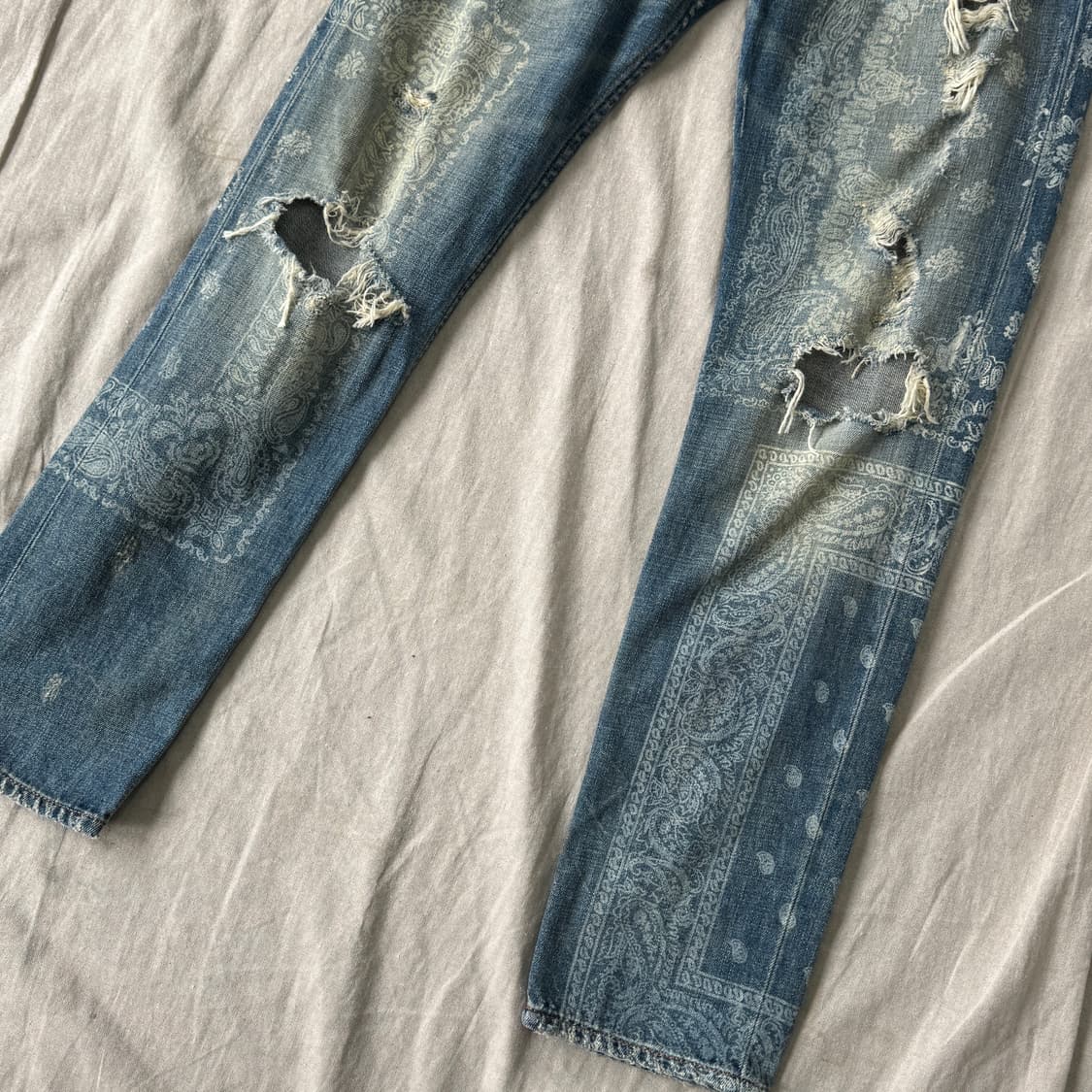 폴로 데님앤서플라이 페이즐리 데미지 팬츠 25 상품이미지3