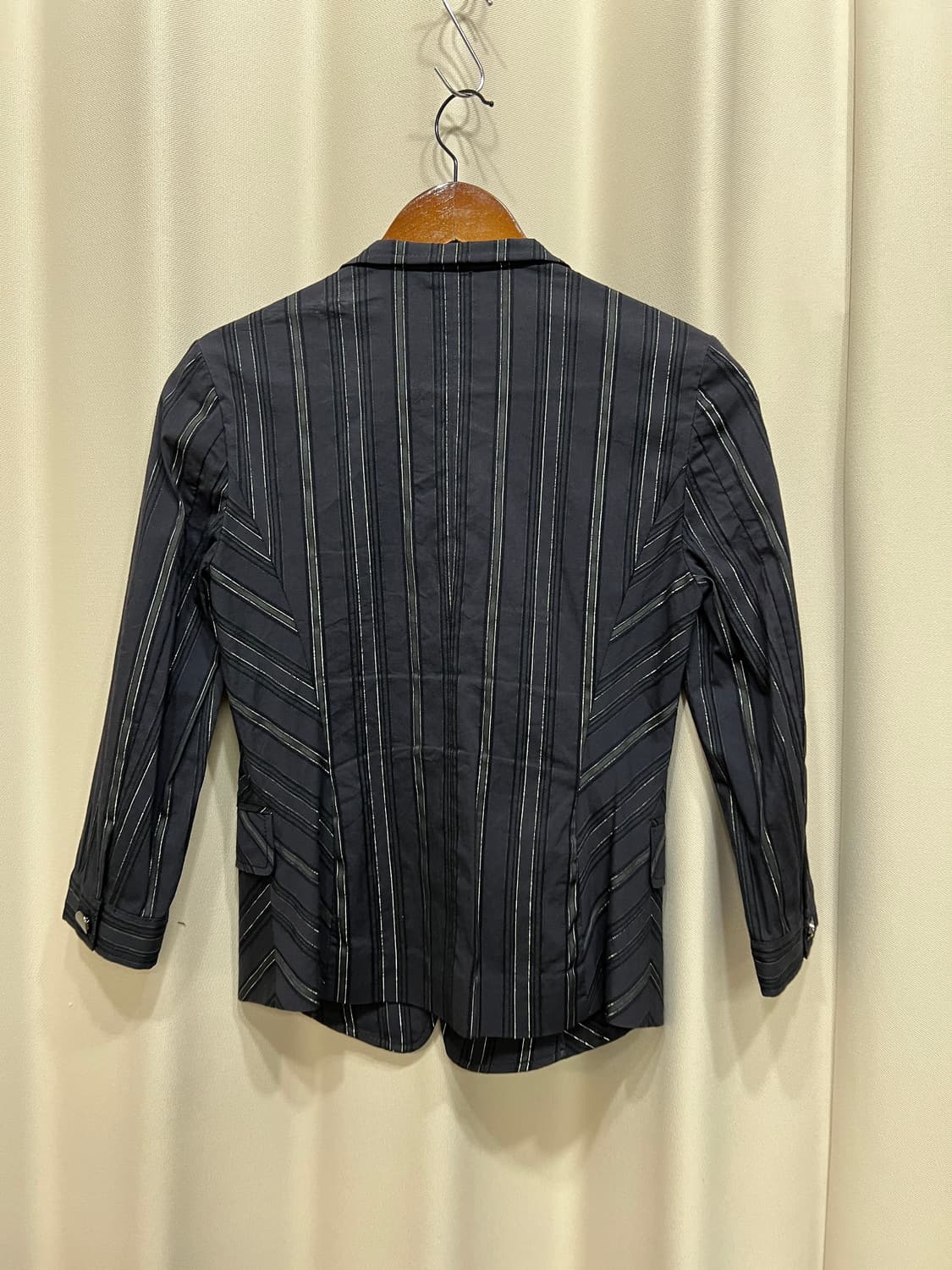 JOINUS 빈티지 스트라이프 7부 블레이저  상품이미지5