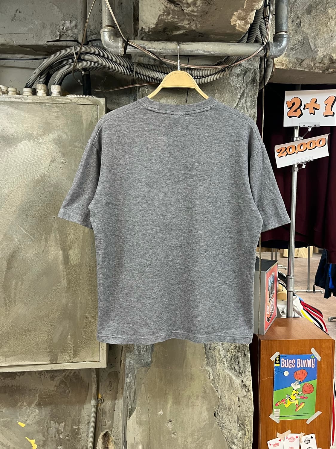 후아유 USA 반팔티 그레이 M #csz3506 상품이미지2