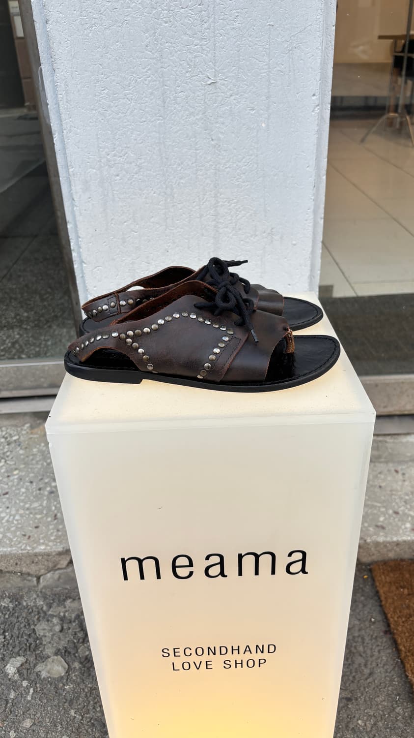 DIESEL studded leather sandal 상품이미지3