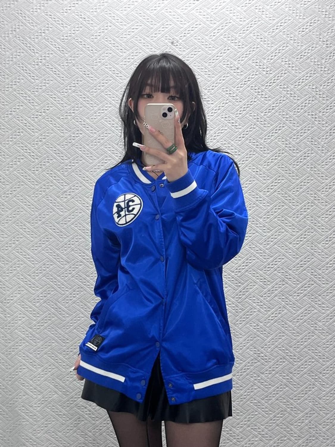 나이키 에어조던 올드스쿨 레트로 새틴 바시티 자켓 M C11108 상품이미지2