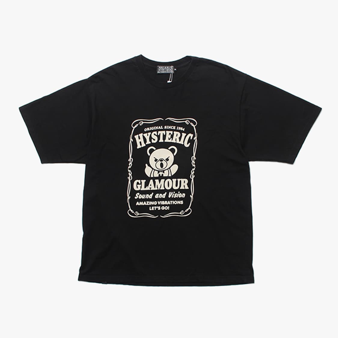  HYSTERIC GLAMOUR "Black Half T-Shirts" 상품이미지1