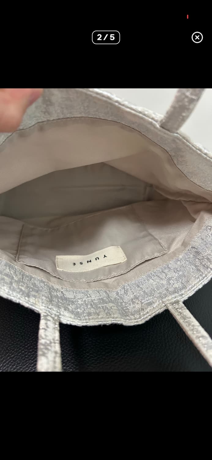 *해외출국으로 판매중단예정* Yunse 실버볼 미니 토트백 상품이미지2