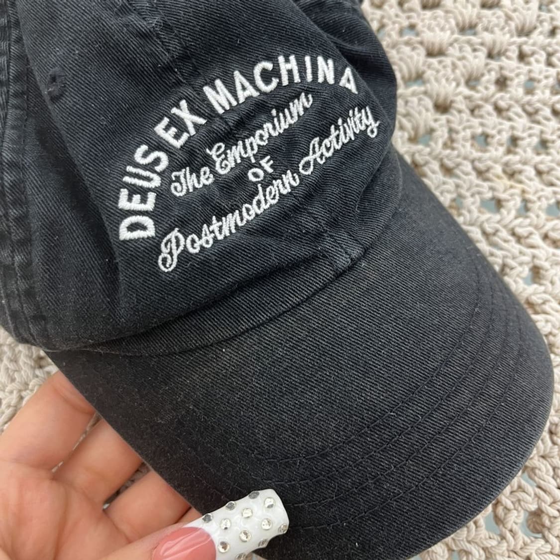 데우스 엑스 마키나 빈티지 스트릿 레터링 캐주얼 볼캡 C10248 상품이미지6