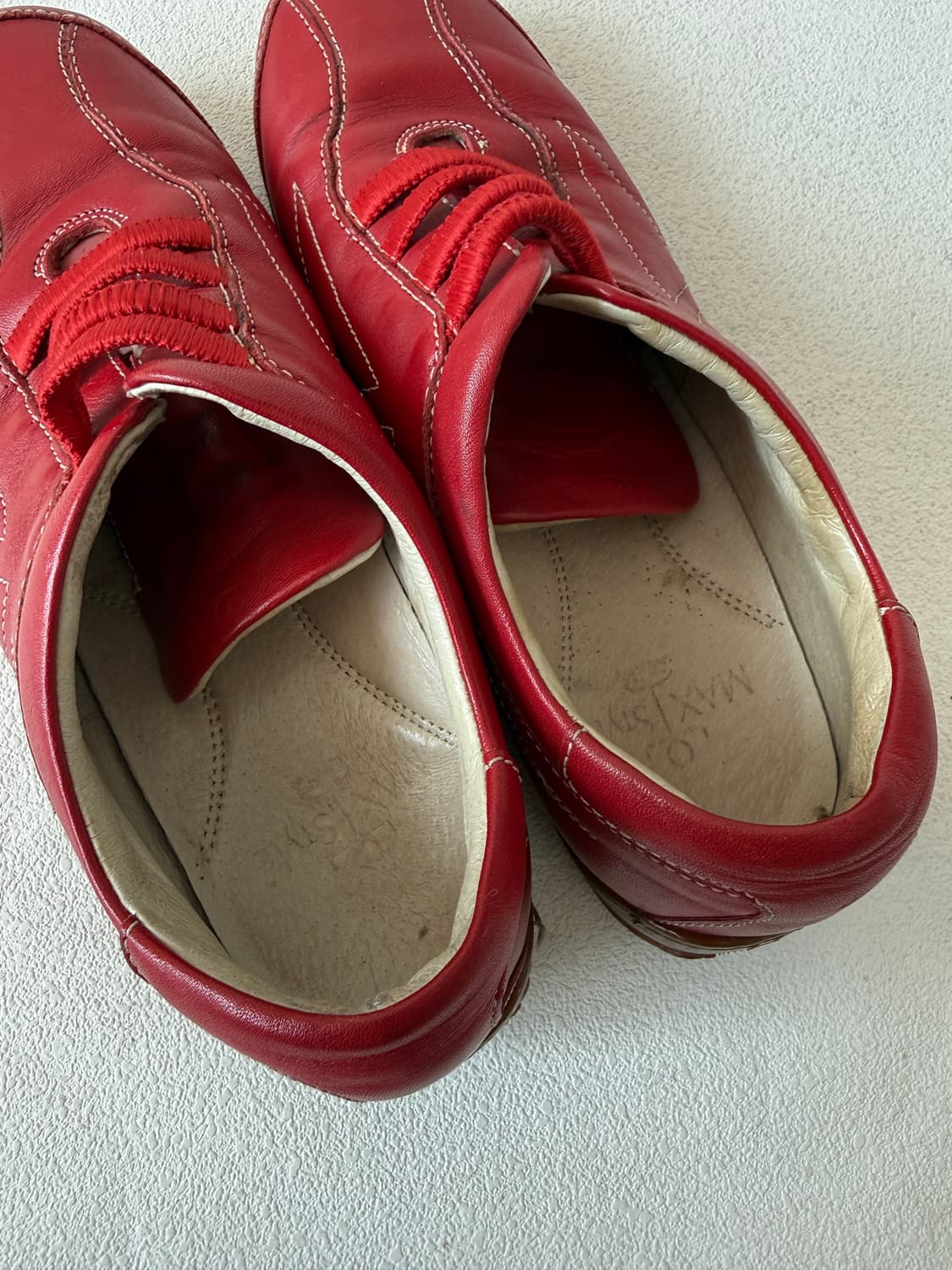 [EU37]MADE IN ITALY 레더 스니커즈 상품이미지8