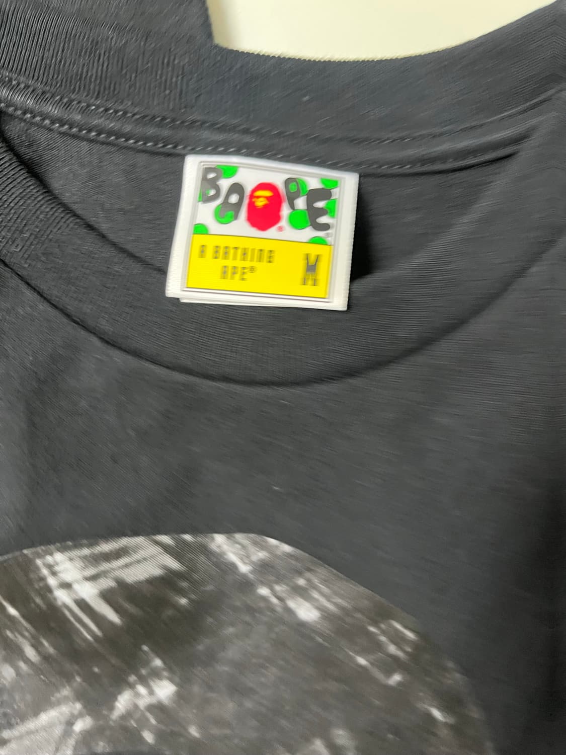 베이프 에이프 헤드 잉크 프린팅 반팔 티셔츠 상품이미지5