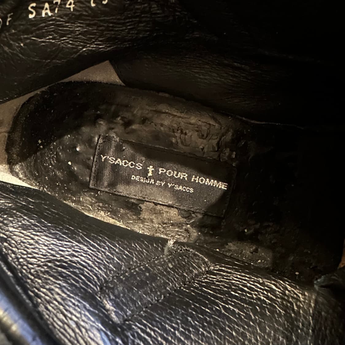 00s 요지야마모토 Y’s 벨크로 스퀘어토 부츠 상품이미지7