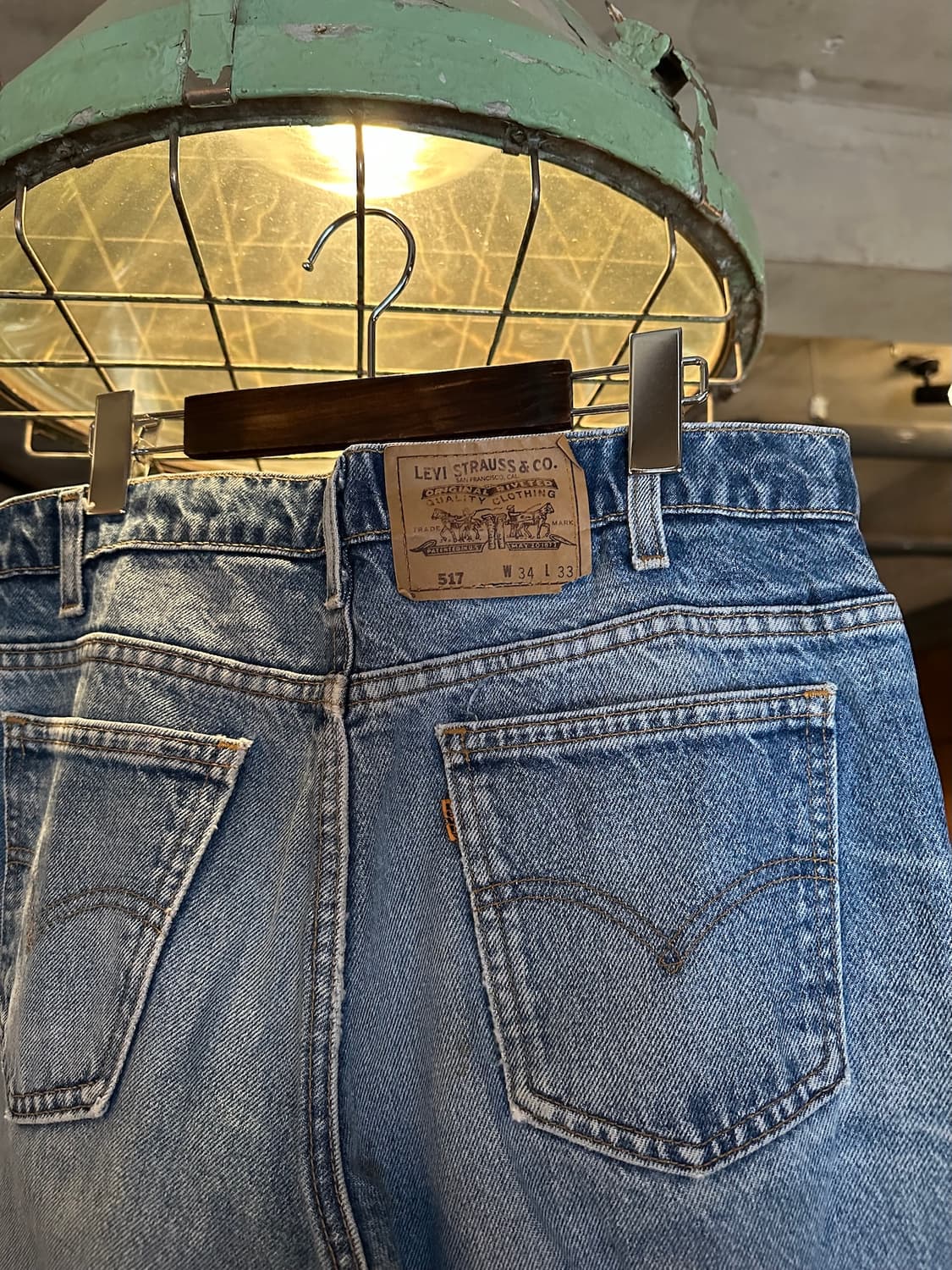 90s USA Levis 517 Boot Cut Denim Pants 상품이미지6