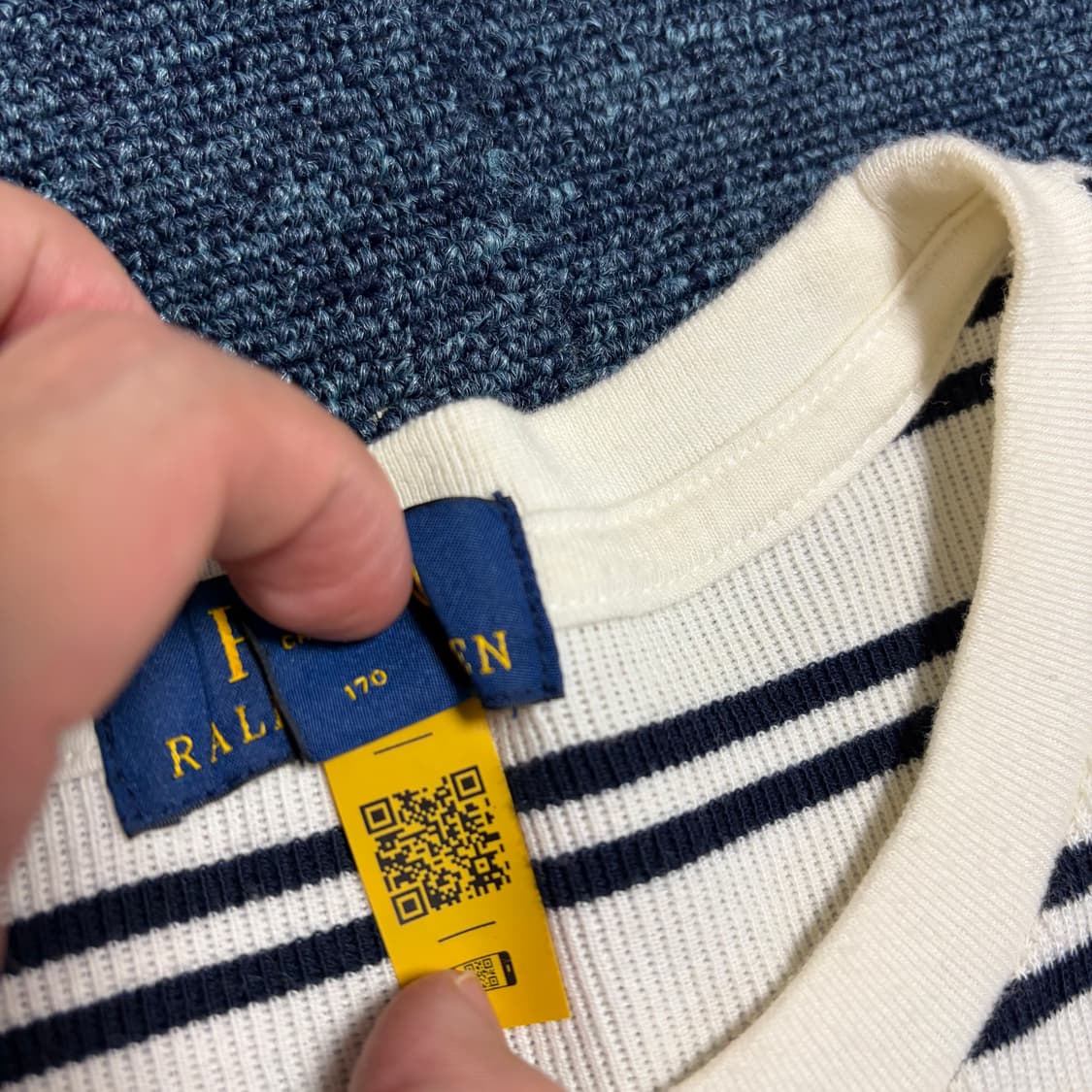 폴로 랄프로렌(18-20) 스트라이프 니트 상품이미지6