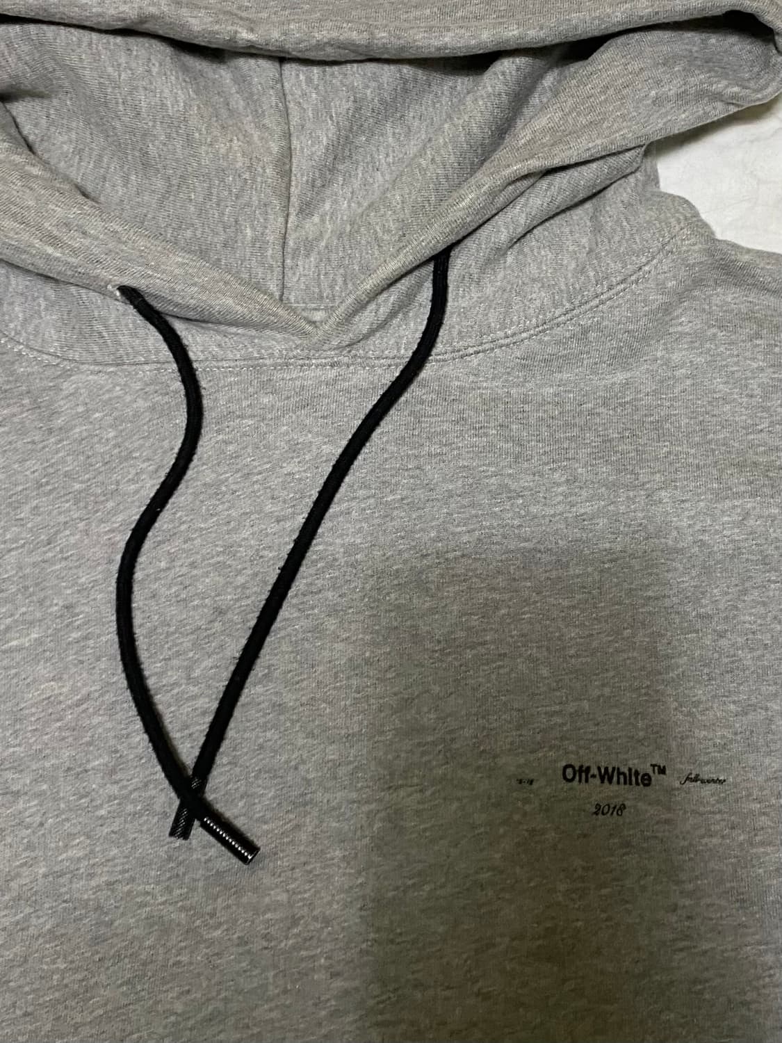 오프화이트 애로우 후드티셔츠 사이즈 XL 상품이미지3