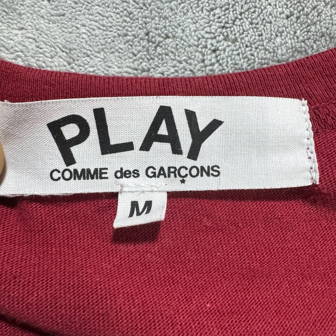 꼼데가르송 투 하트 반팔 상품이미지4