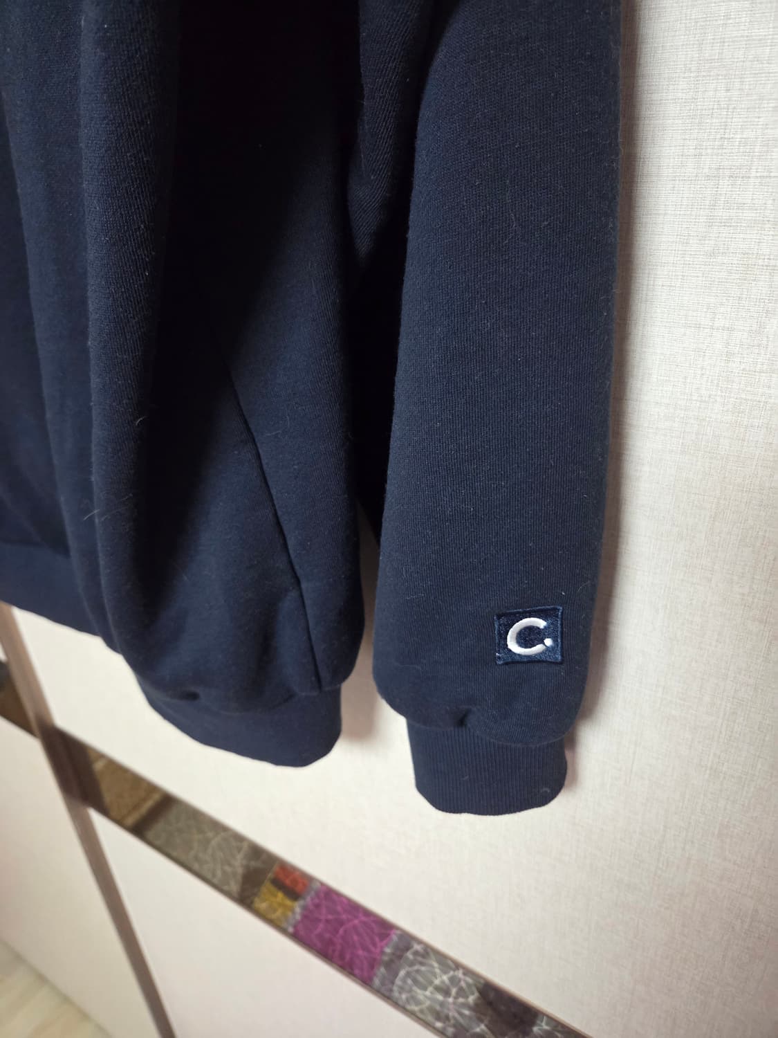 정품]웰메이드 네이비 안감기모 후드티 100 상품이미지7