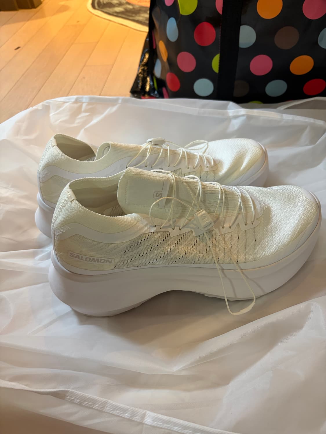 살로몬 꼼데가르송 펄사 플랫폼 화이트 280 상품이미지3