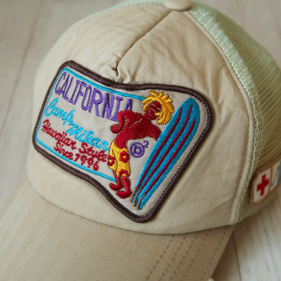 빈티지 캘리포니아 서핑 매쉬 캡 상품이미지2