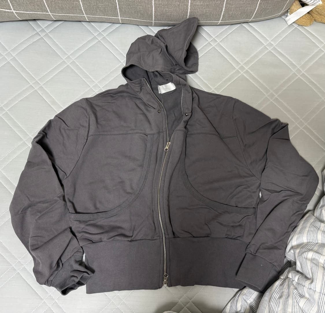 보우 아카이브 투웨이 집업 차콜 상품이미지2