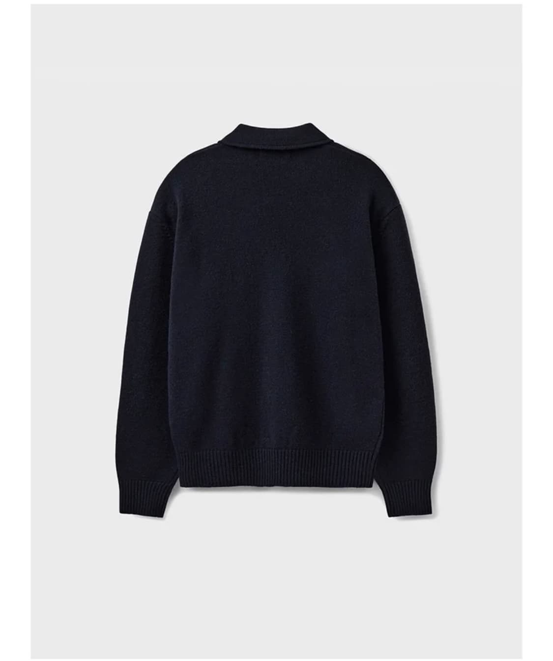 유니온블루 투포켓 카라 가디건 다크네이비 XL사이즈 판매 상품이미지2