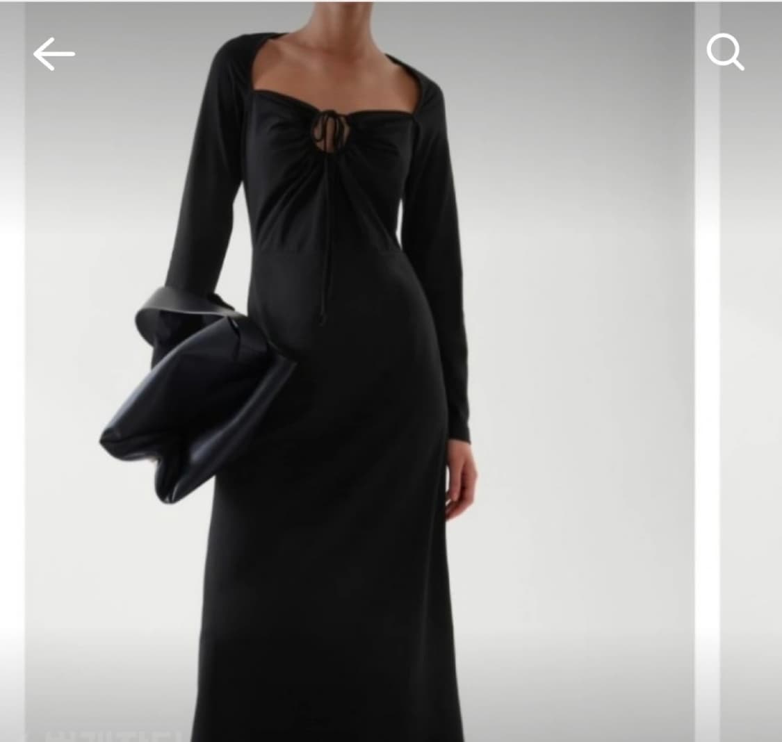 코스 홀터넥 롱원피스 상품이미지2