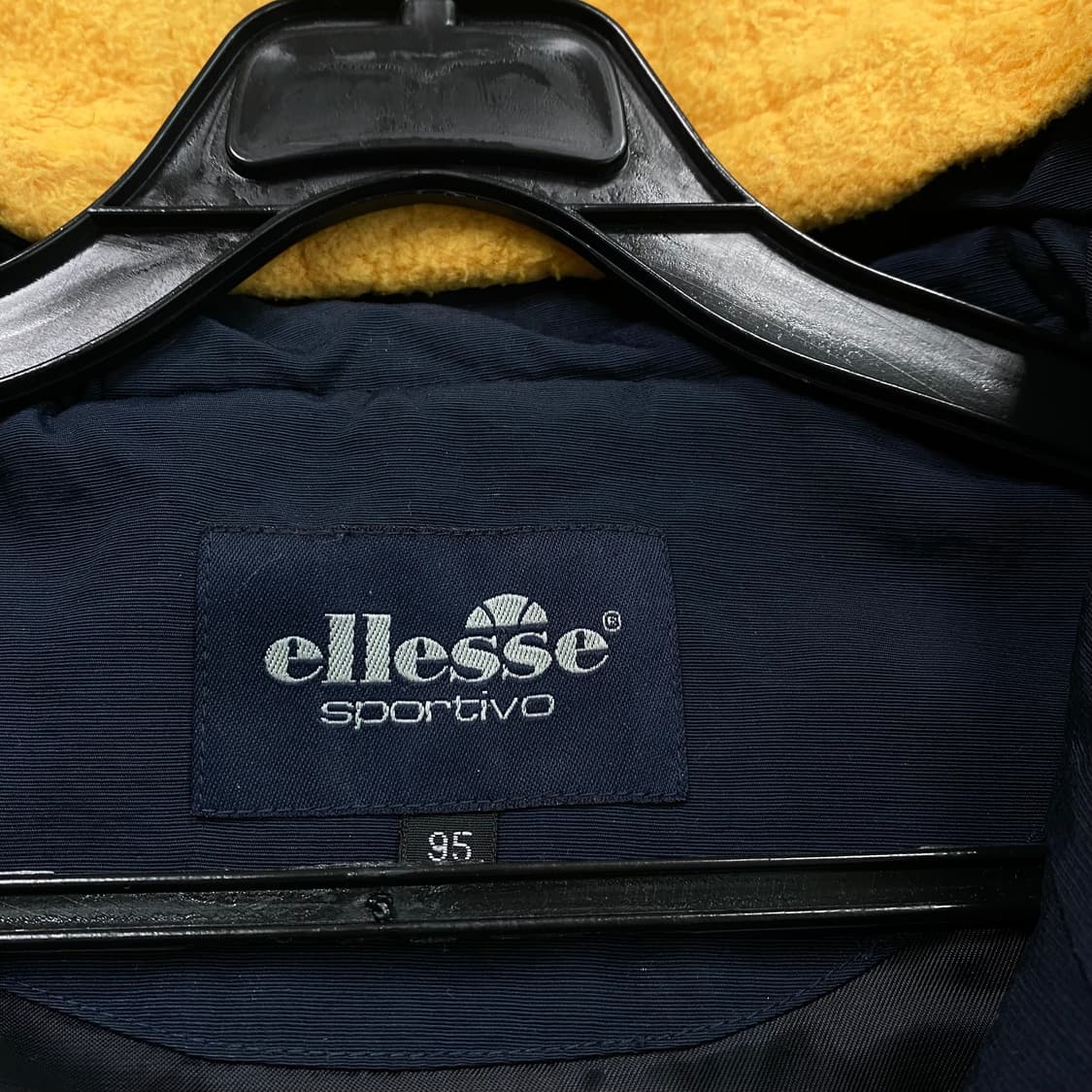 엘레쎄 옐로우 올드스쿨 후드 후리스 집업 상품이미지3