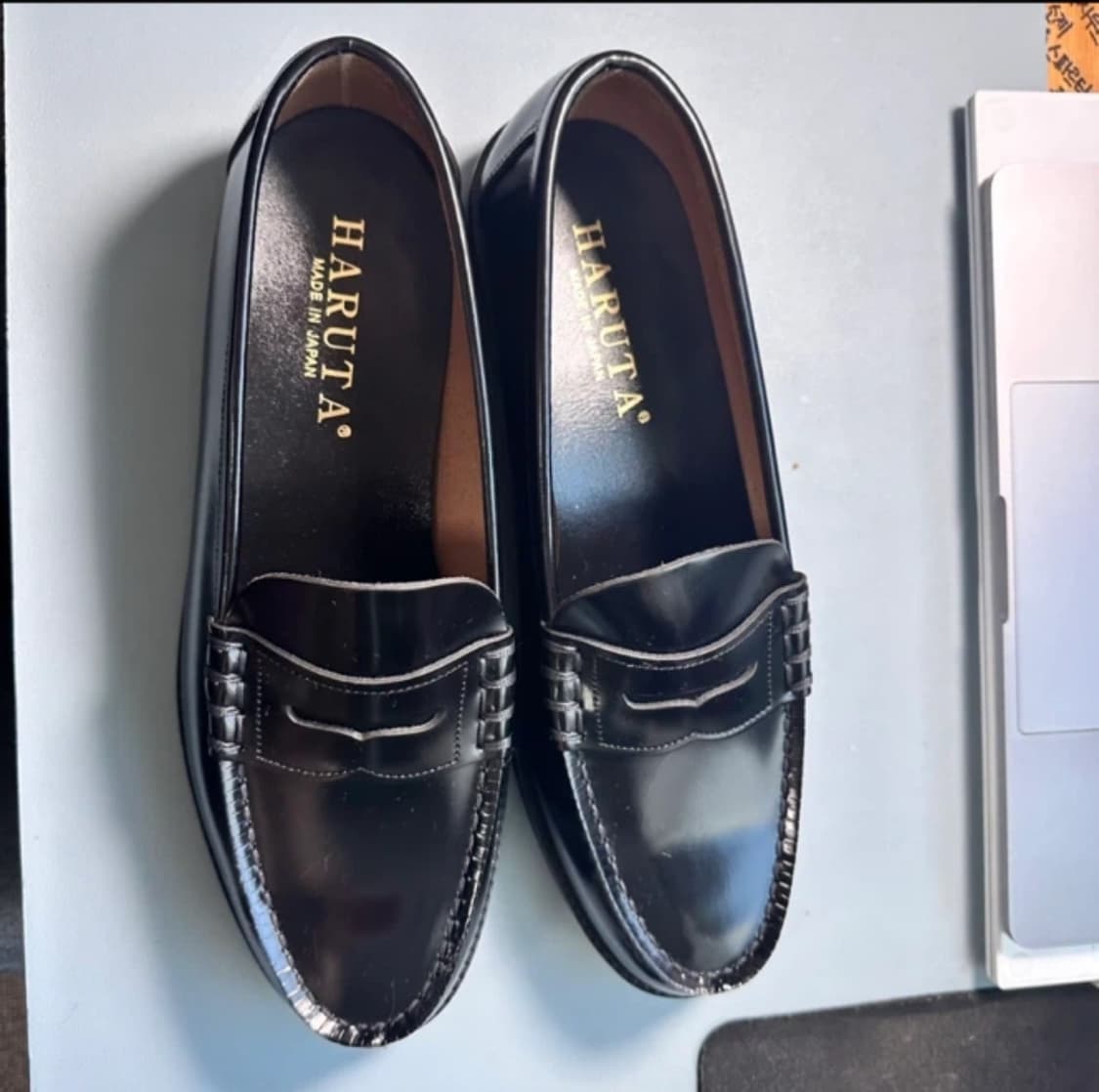 하루타 906 블랙 290 로퍼 상품이미지1