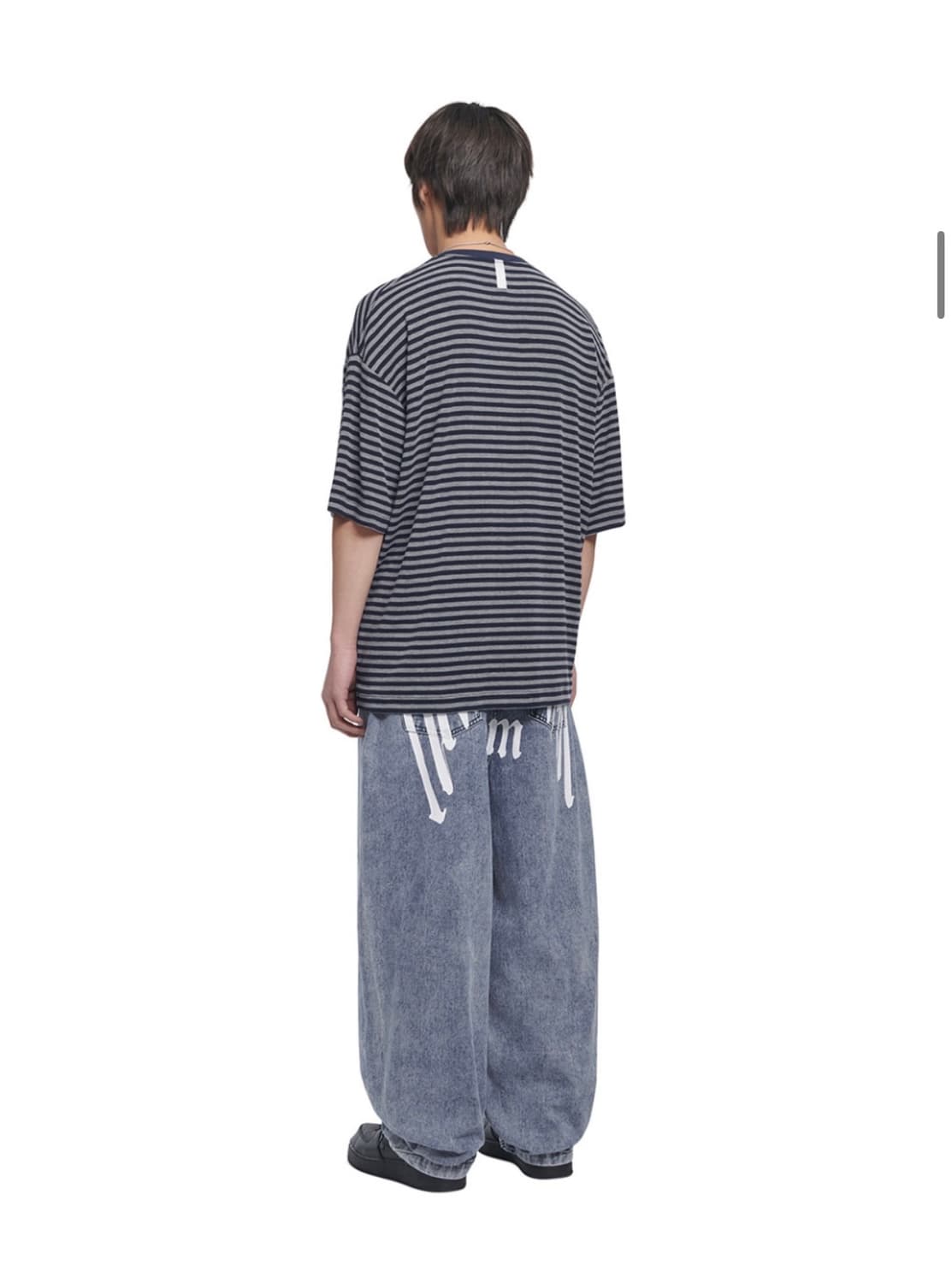 새상품)(L)노매뉴얼RAW VISION DENIM PANTS 와이드데님 상품이미지5