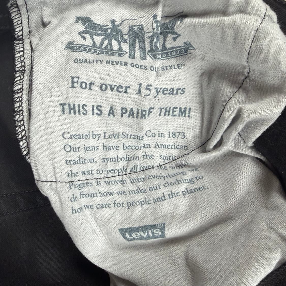 리바이스 559 블랙진 데님 팬츠 바지 32 상품이미지5