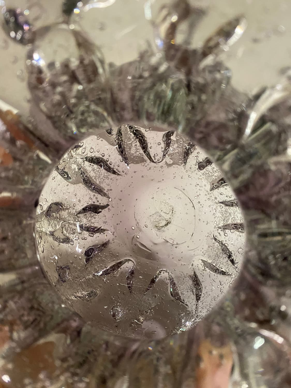 퍼플 빈티지 유리공예 핸드메이드 화병 상품이미지9