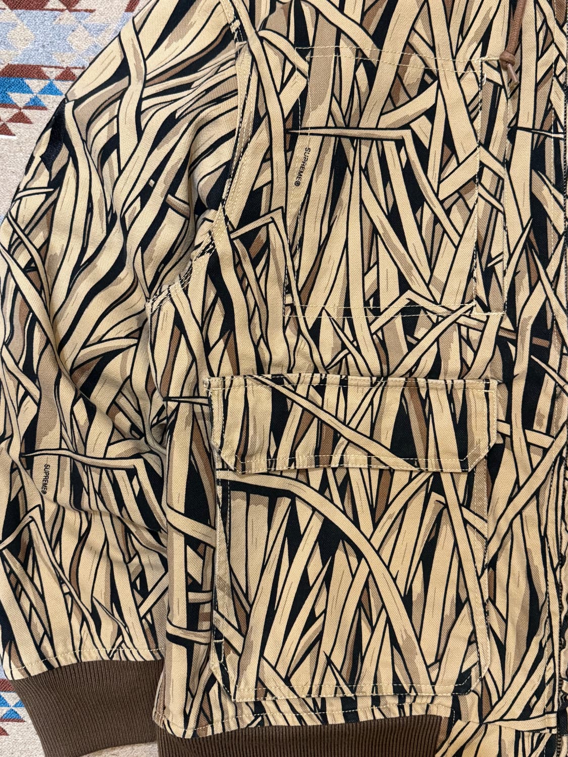 🖤연말할인🖤 [M] 슈프림 캔버스 후디드 워크 자켓 카모 상품이미지2