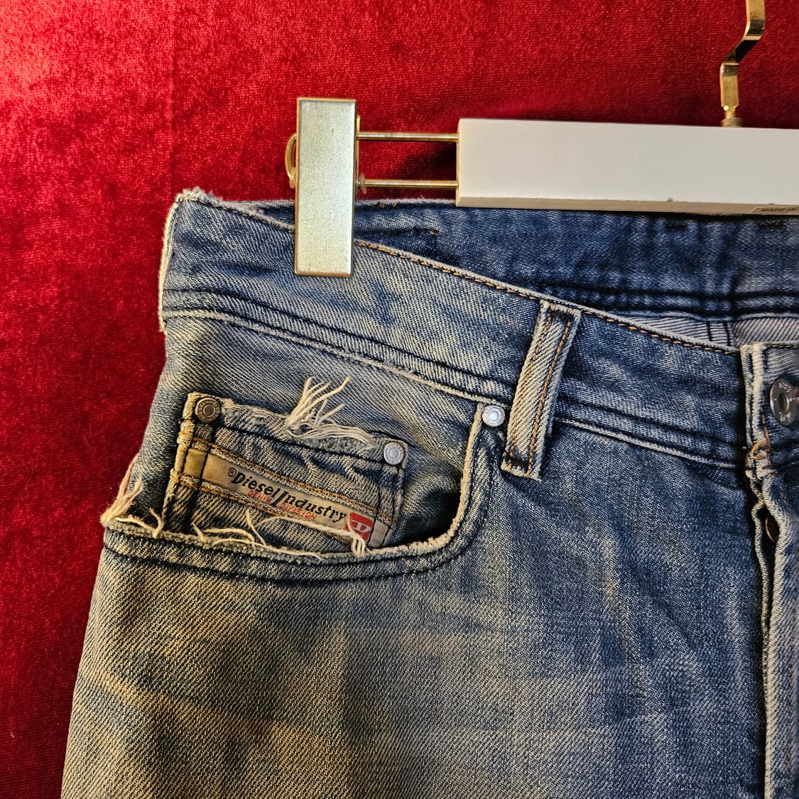 디젤(DIESEL) 자티니 데미지 데님 팬츠 32 size 상품이미지8