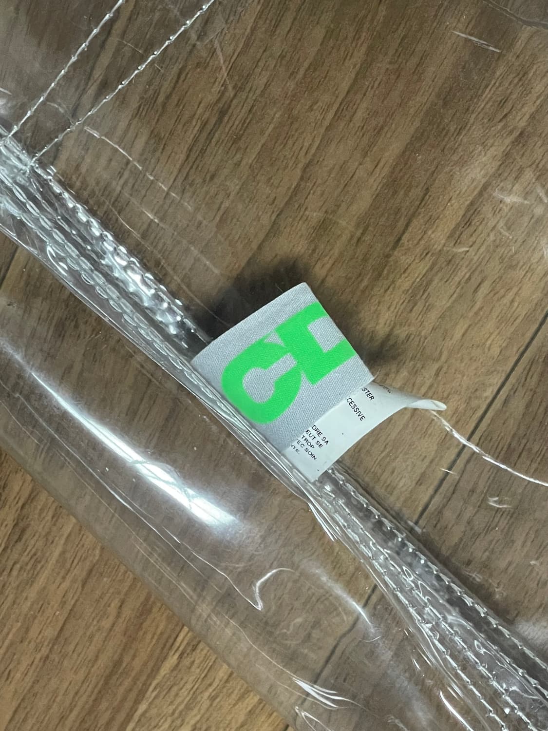CDG 꼼데가르송 pvc 투명 토트백  상품이미지4