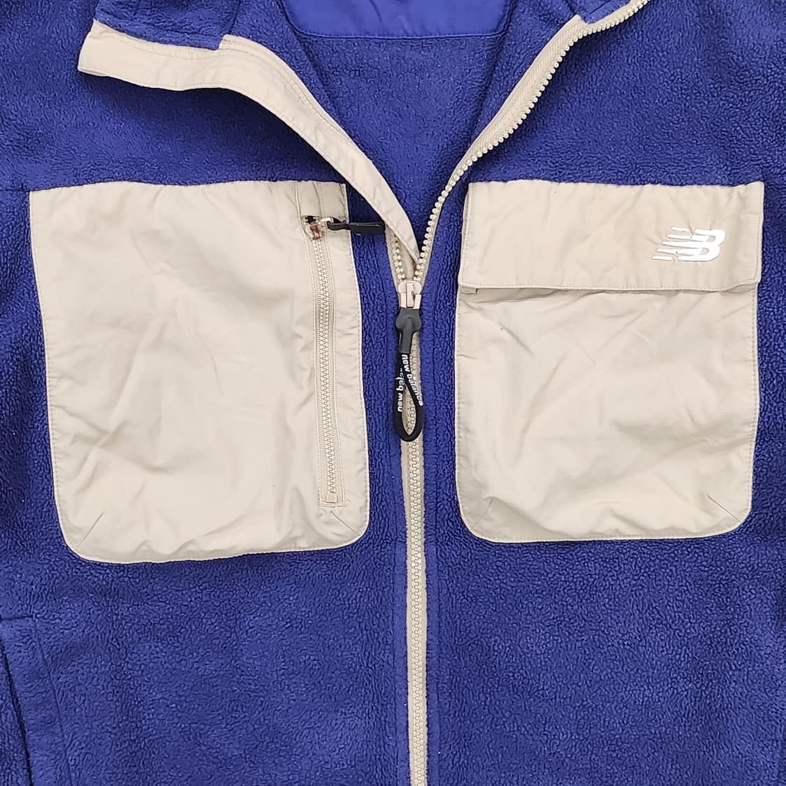 뉴발란스 투포켓 네이비 후리스 집업  상품이미지8