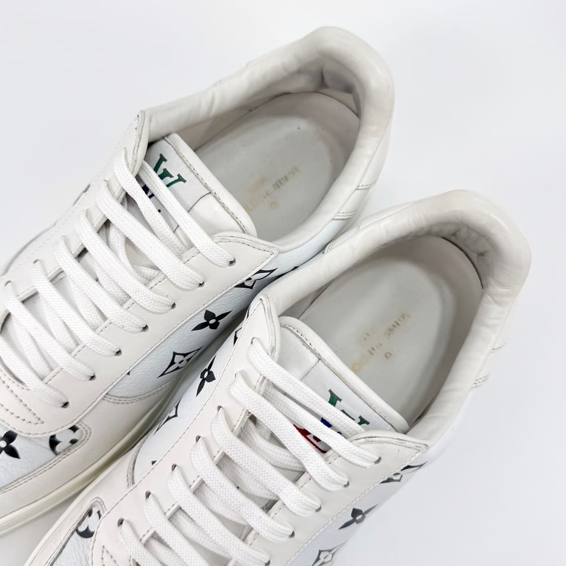 [7.5사이즈] 루이비통 모노그램 리볼리 스니커즈 화이트 상품이미지6