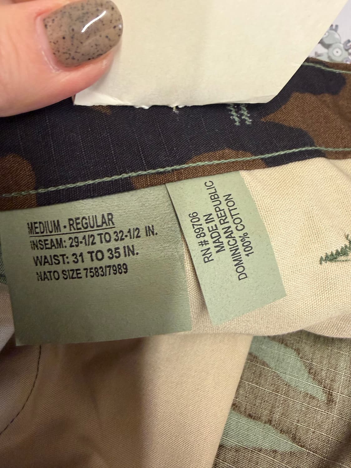 N224. 미군 프로퍼 카모 팬츠 상품이미지5